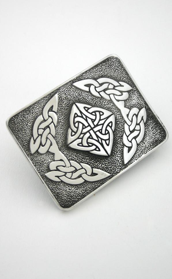 clan Celtic Square Buckle