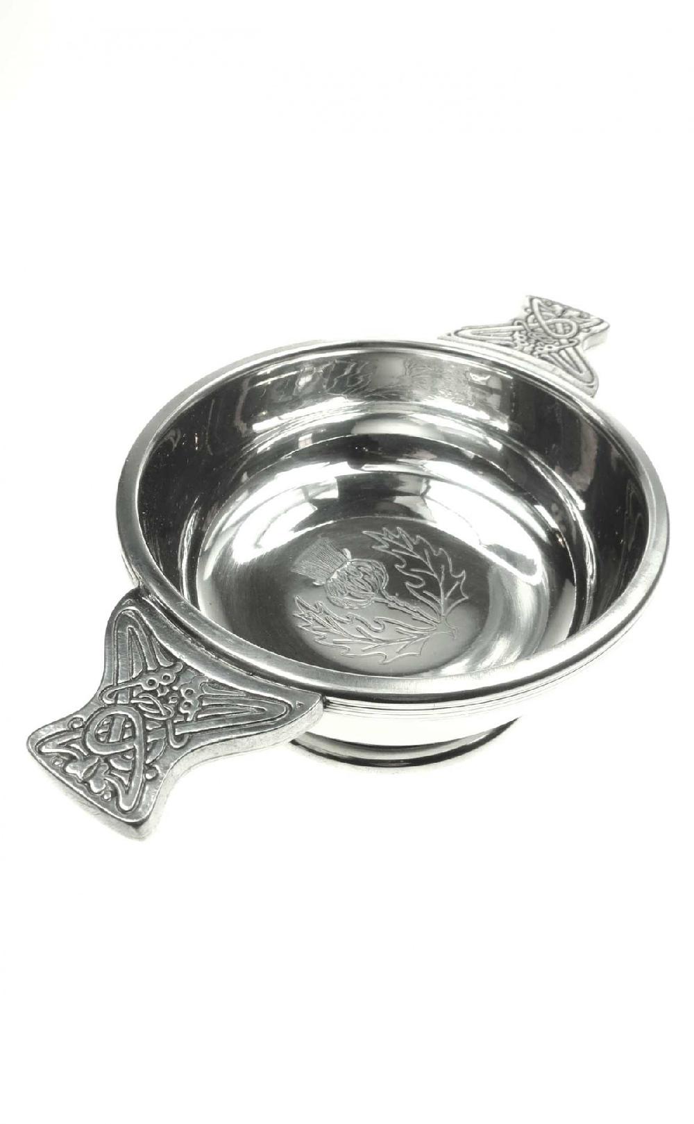 clan Celtic Thistle Quaich