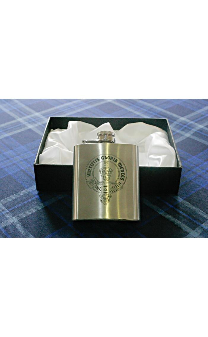 clan Clan Crest 3oz Hip Flask