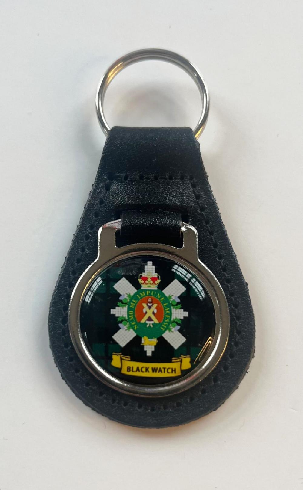 Clan Clan Crest Leather Key Fob