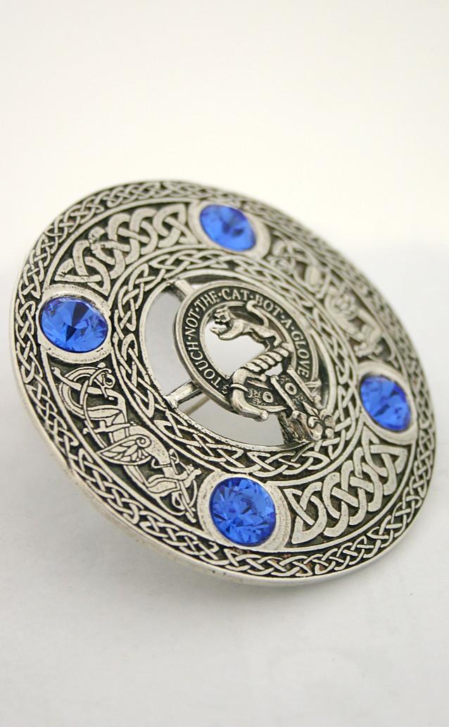 clan Clan Crest Plaid Brooch