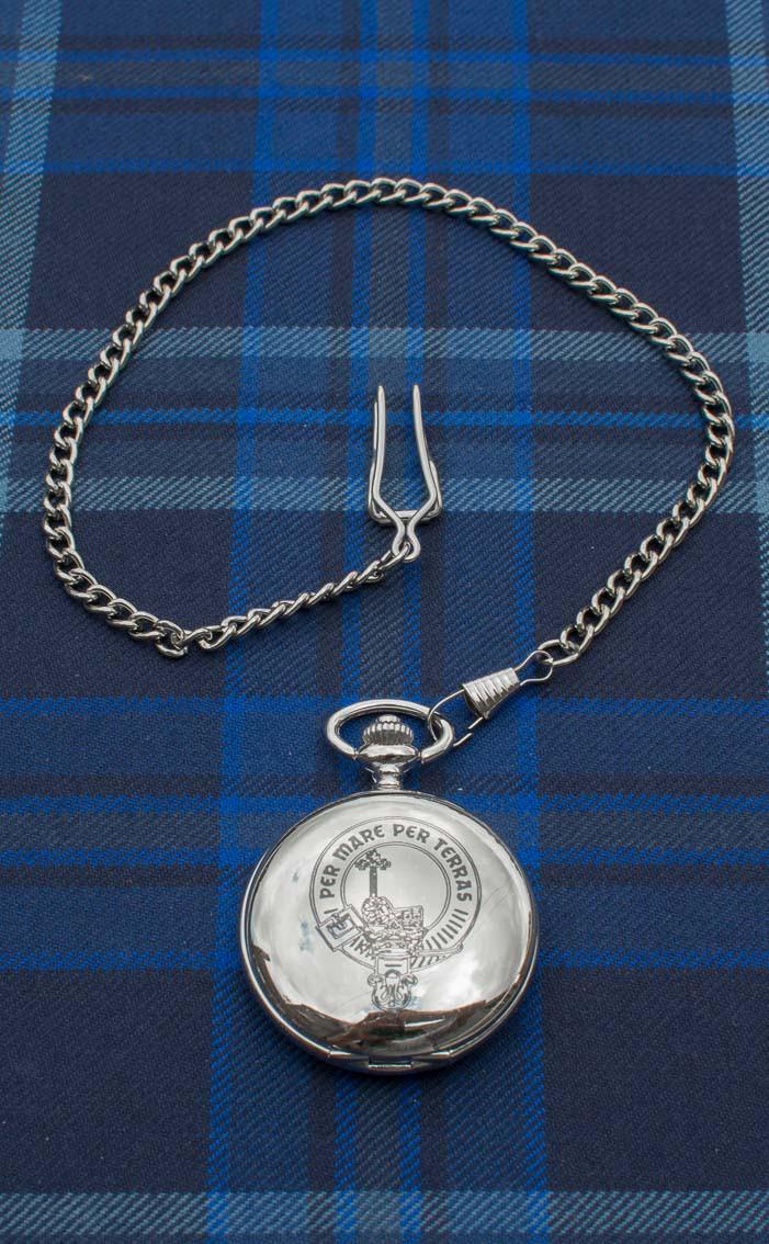 clan Clan Crest Quartz Pocket Watch