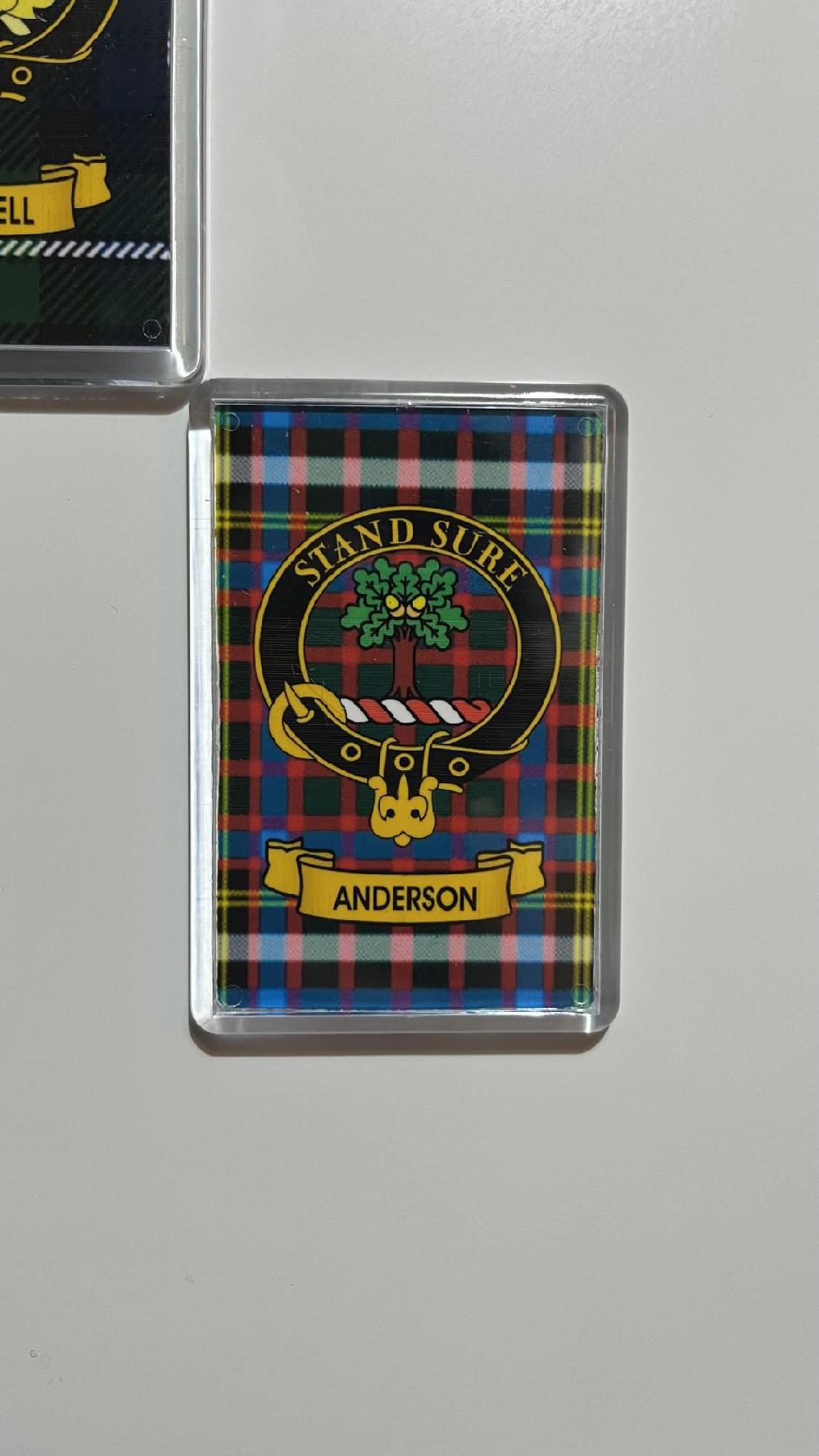 Clan Clan Crest Rectangular Fridge Magnet