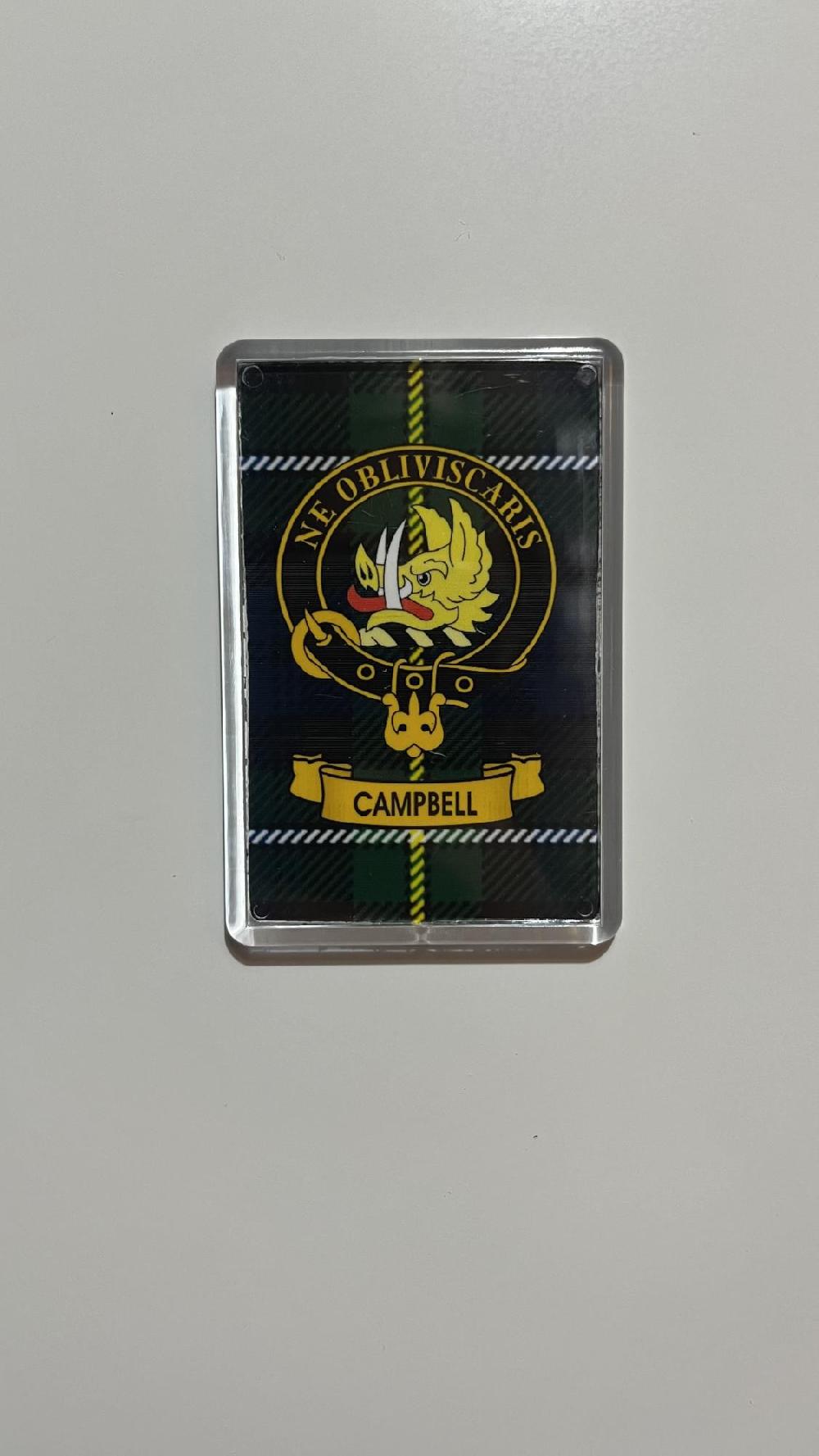 Clan Clan Crest Rectangular Fridge Magnet