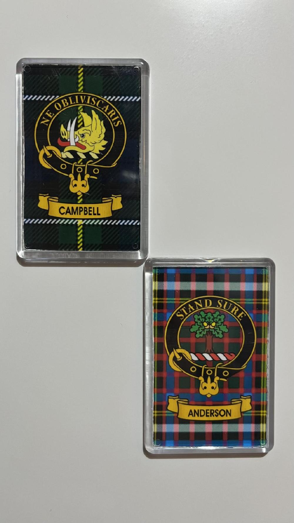 clan Clan Crest Rectangular Fridge Magnet