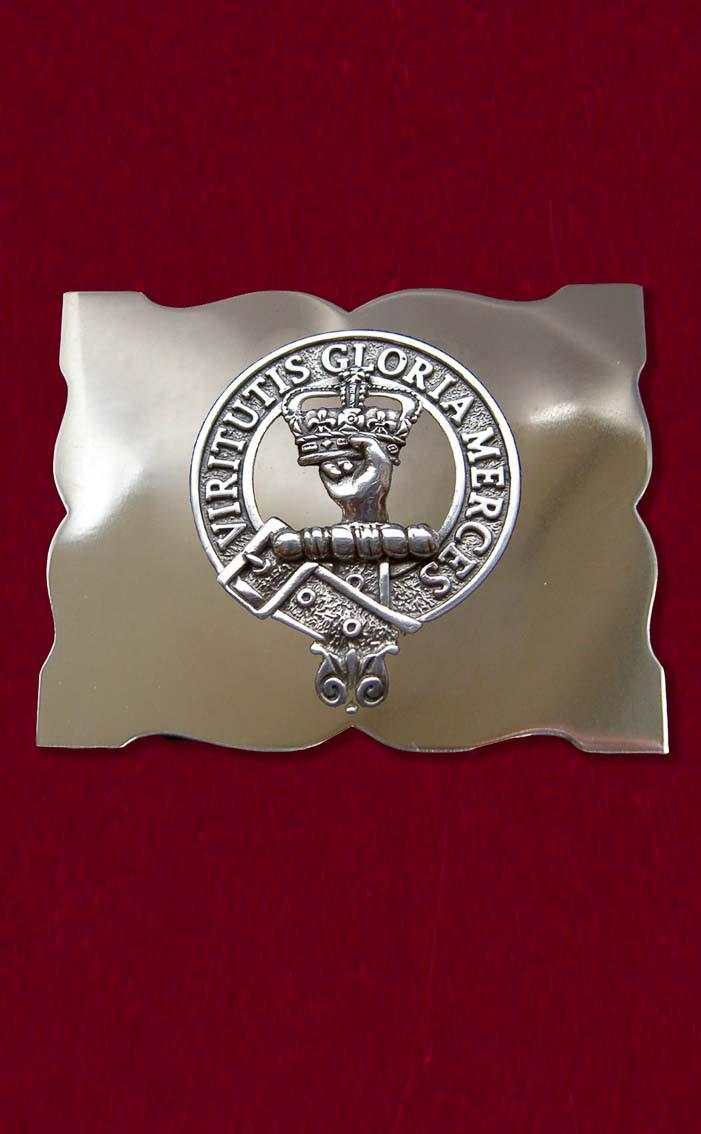 clan Clan Crest Silver Buckle