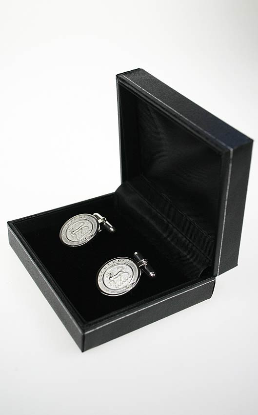 Clan Clan Crest Silver Cufflinks