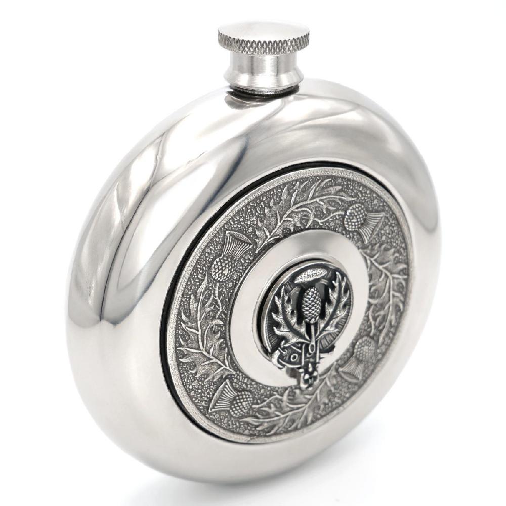 Clan Clan Crest Thistle Sporran Flask
