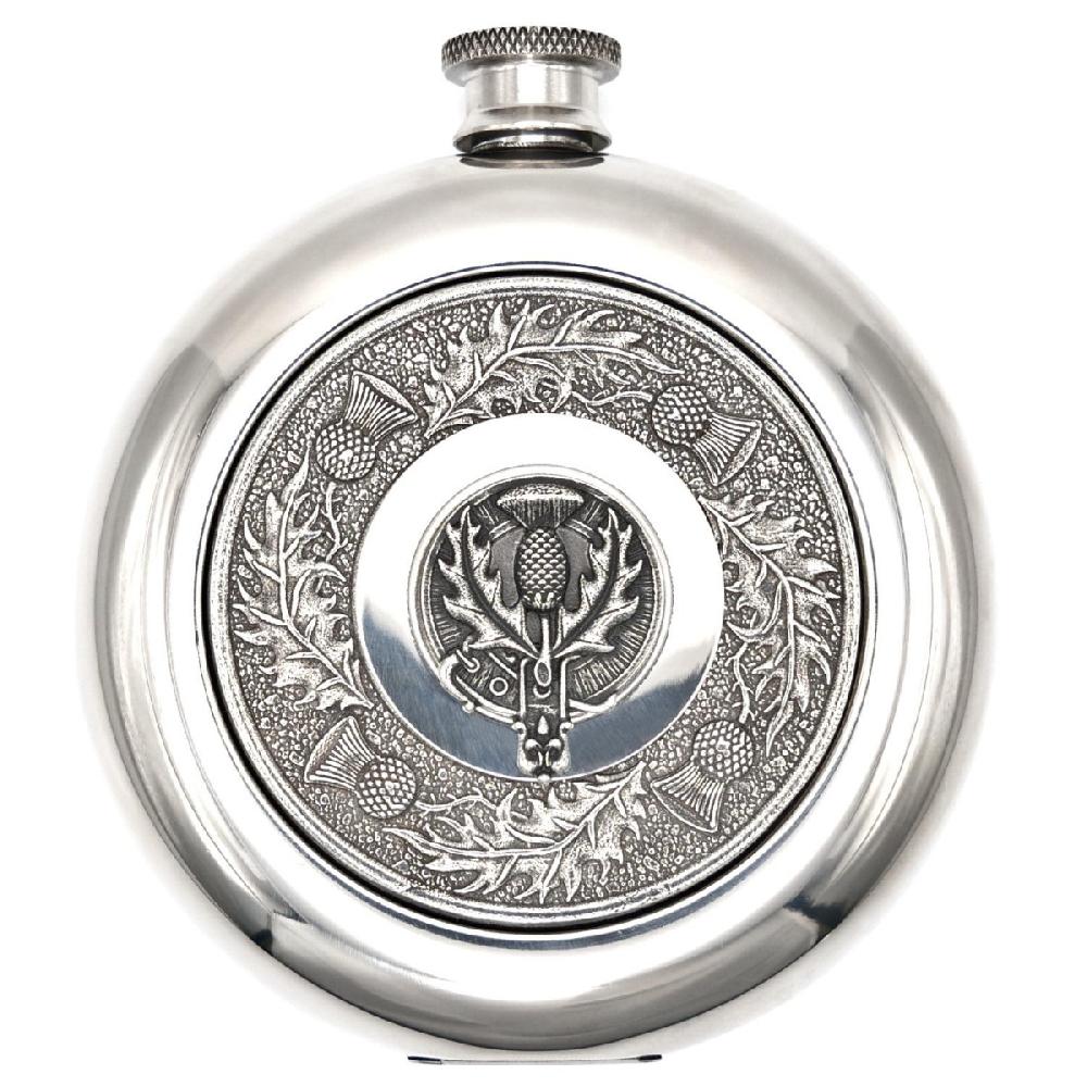 clan Clan Crest Thistle Sporran Flask