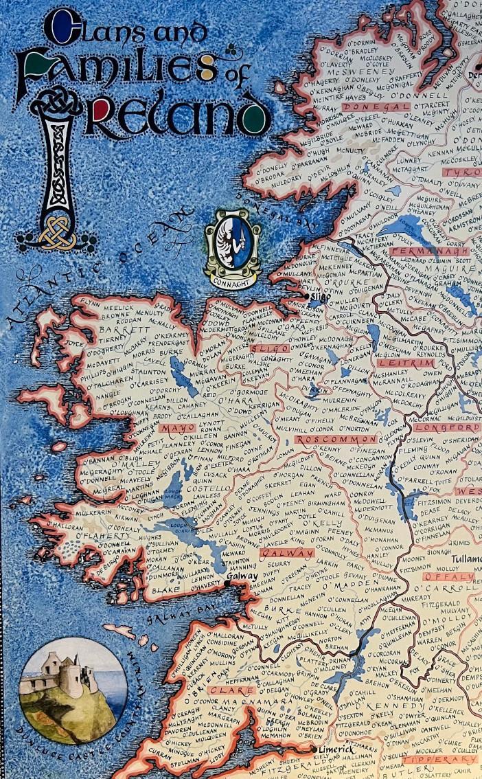 Clan Clan Map Of Ireland
