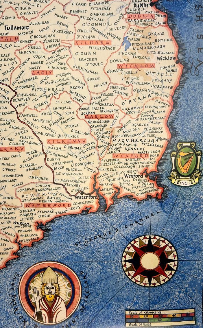 Clan Clan Map Of Ireland