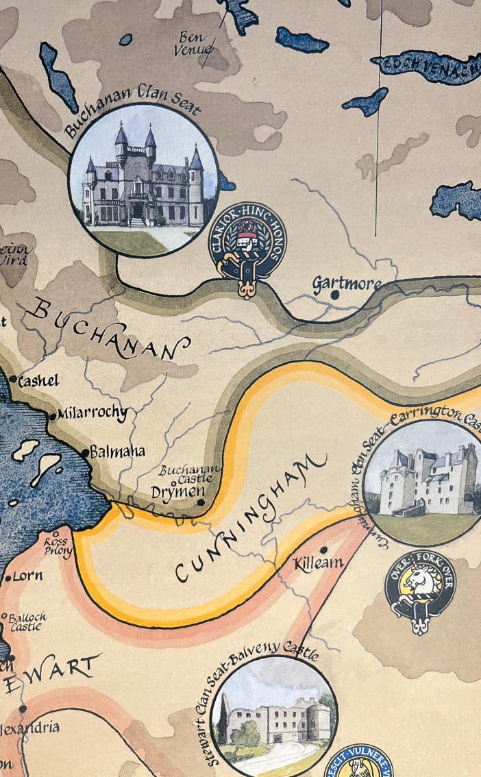 Clan Clan Map Of Loch Lomond