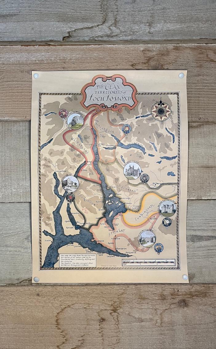 clan Clan Map Of Loch Lomond