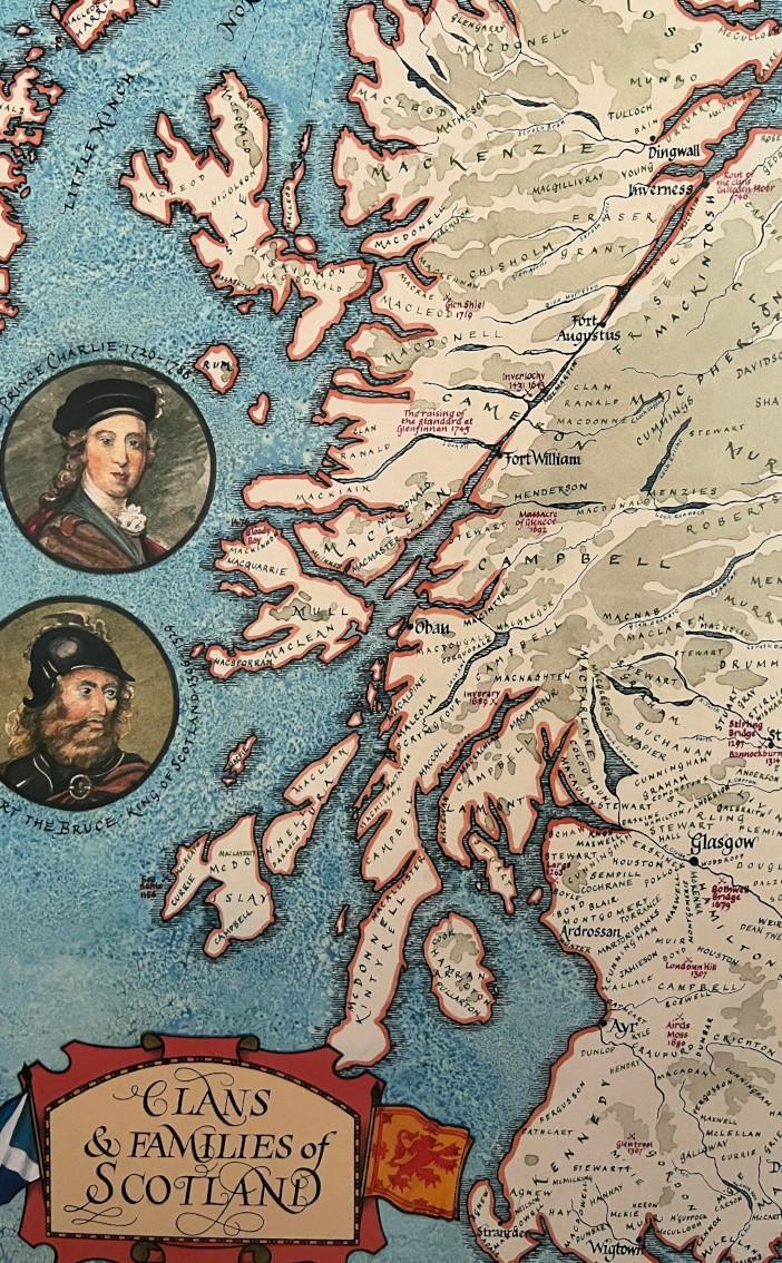 Clan Clan Map Of Scotland