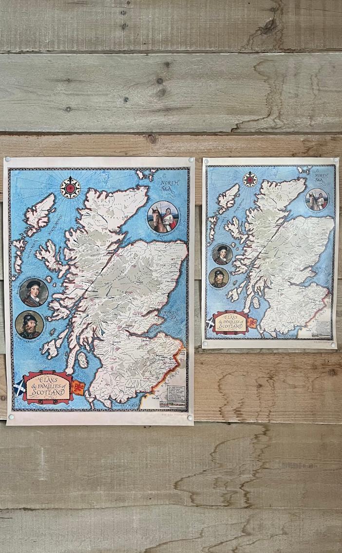 Clan Clan Map Of Scotland