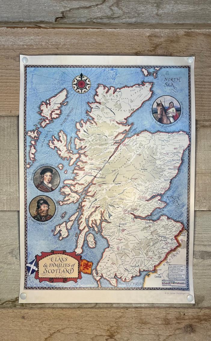 clan Clan Map Of Scotland