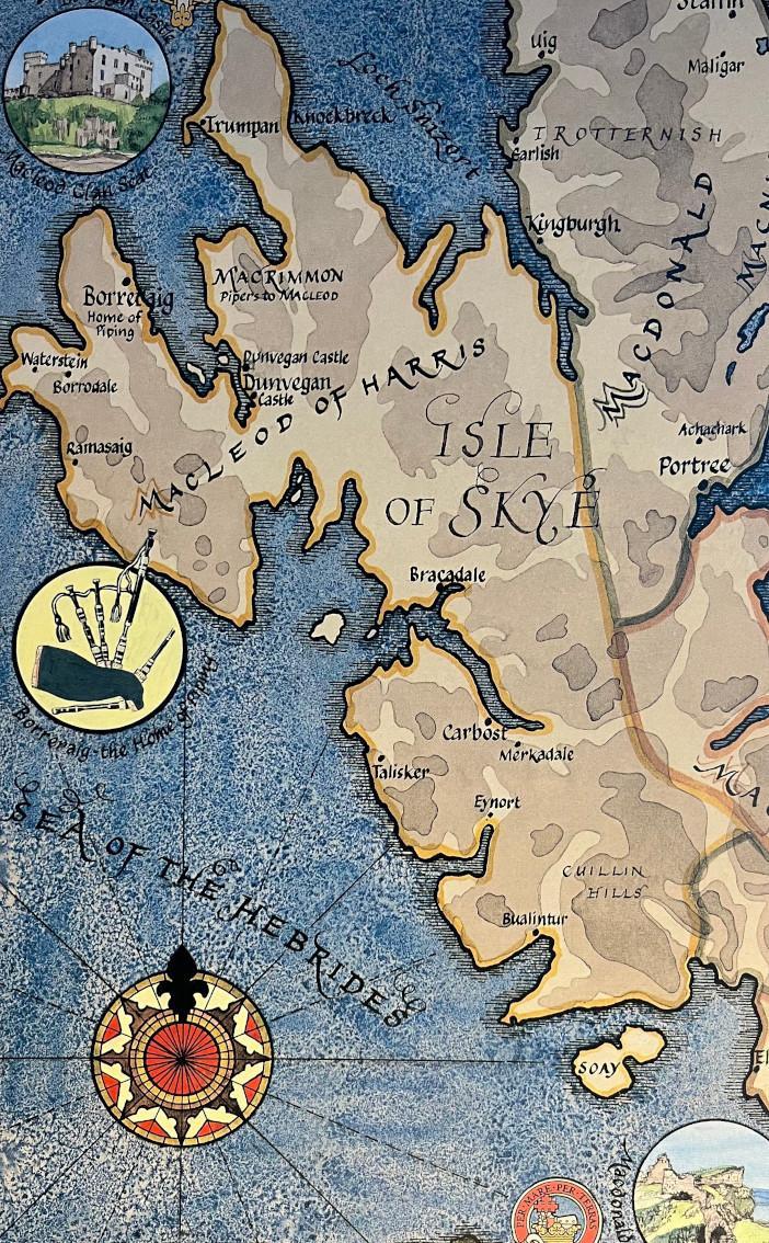 Clan Clan Map Of The Isle Of Skye