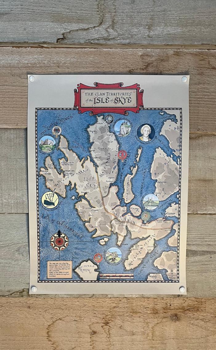 clan Clan Map Of The Isle Of Skye
