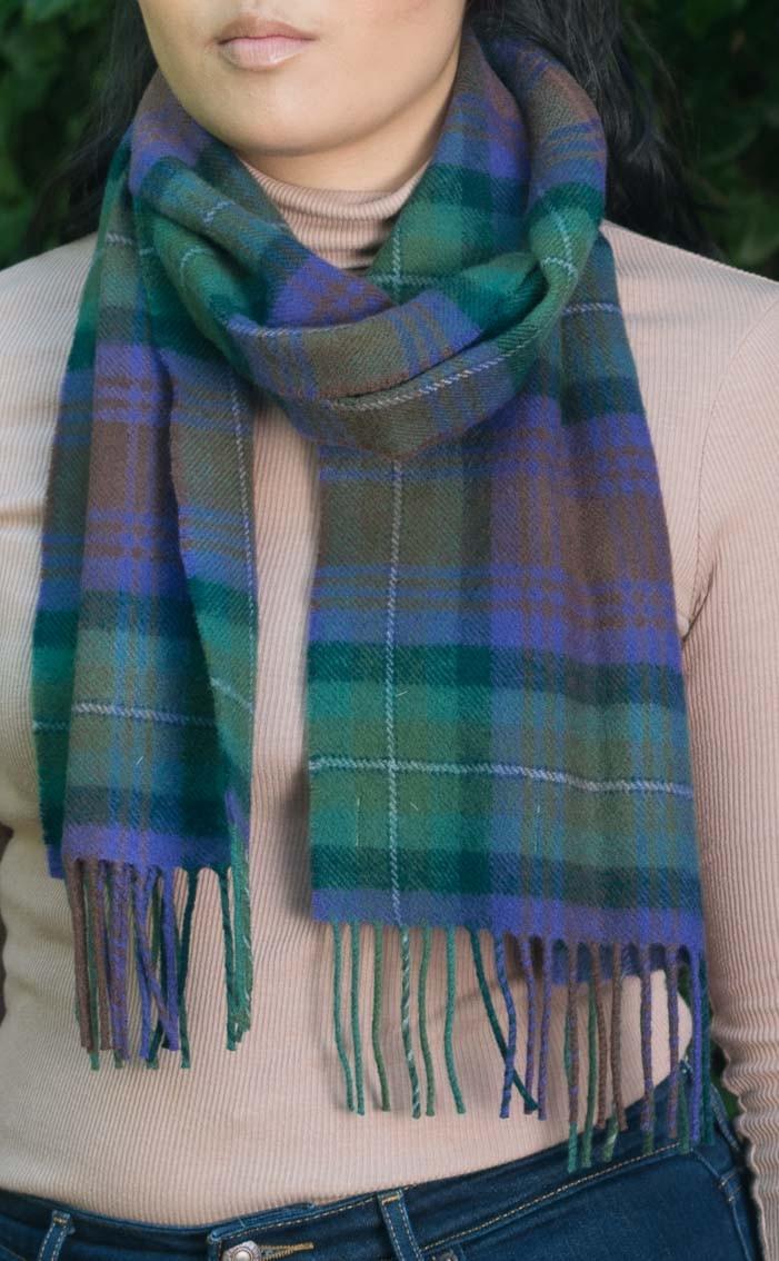 clan Classic Lambswool Tartan Scarf