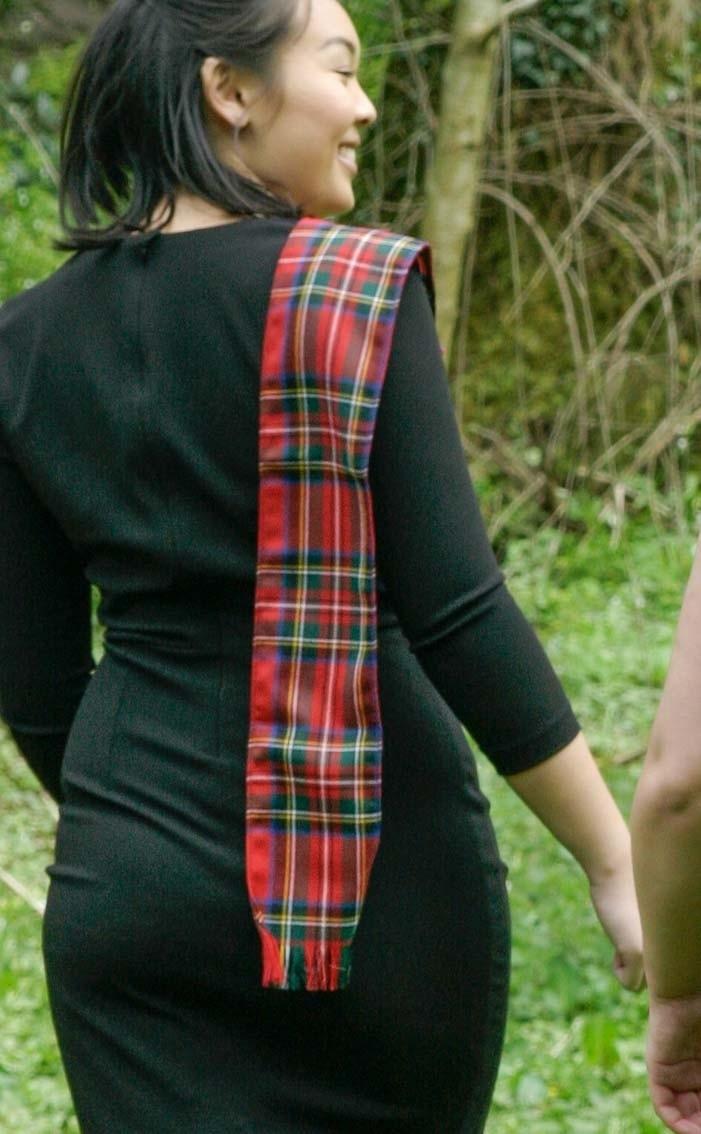 Clan Classic Mini Rosette Tartan Sash