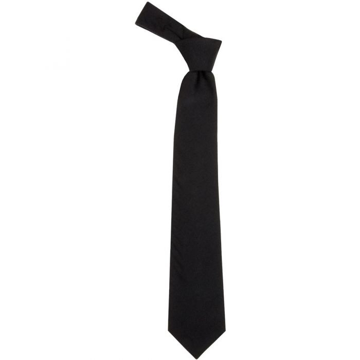 Clan Classic Plain Wool Tie Lightweight