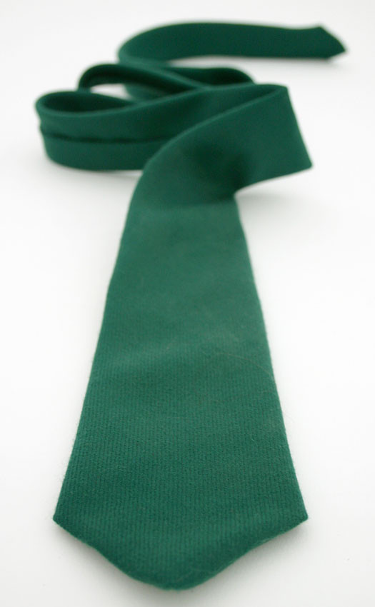 clan Classic Plain Wool Tie Medium Weight