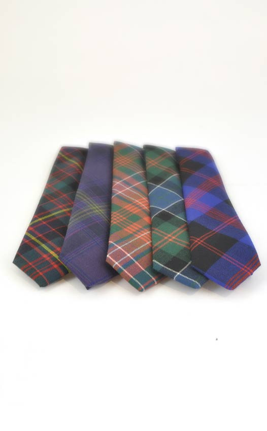 clan Classic Tartan Tie Medium Weight