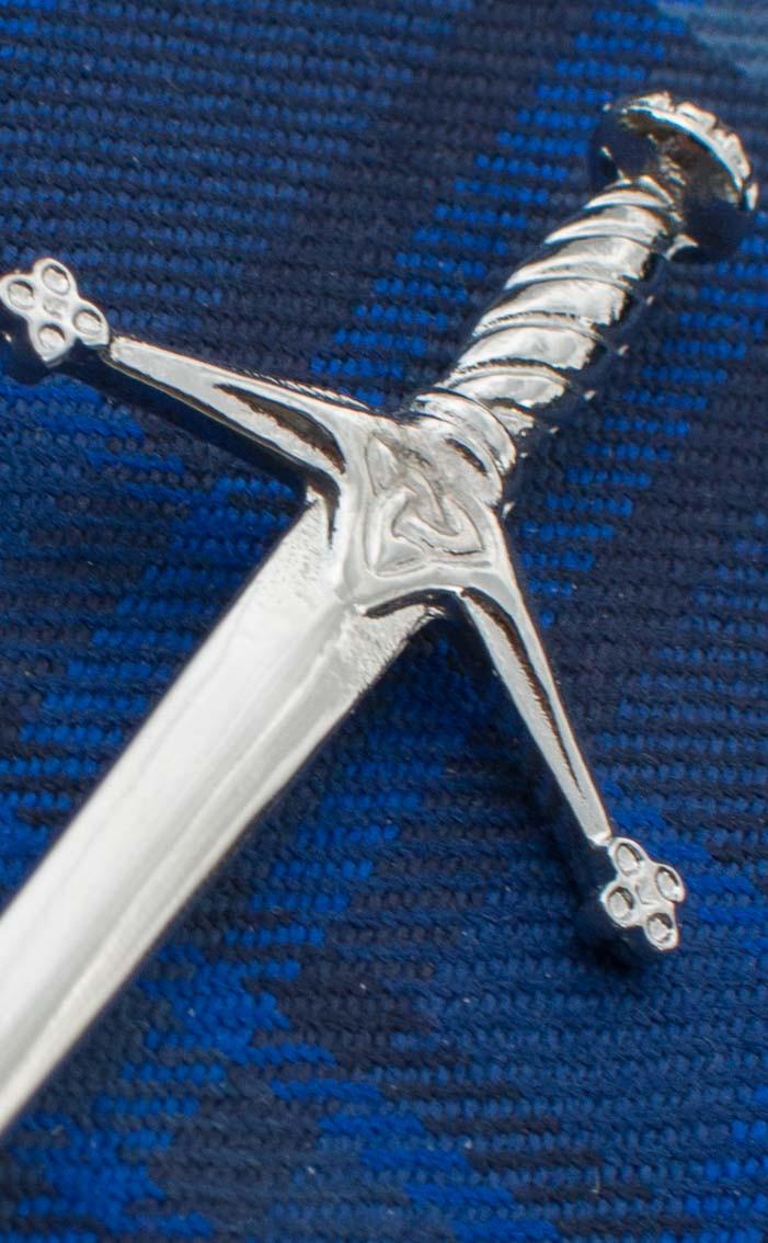 Clan Claymore Sword Kilt Pin