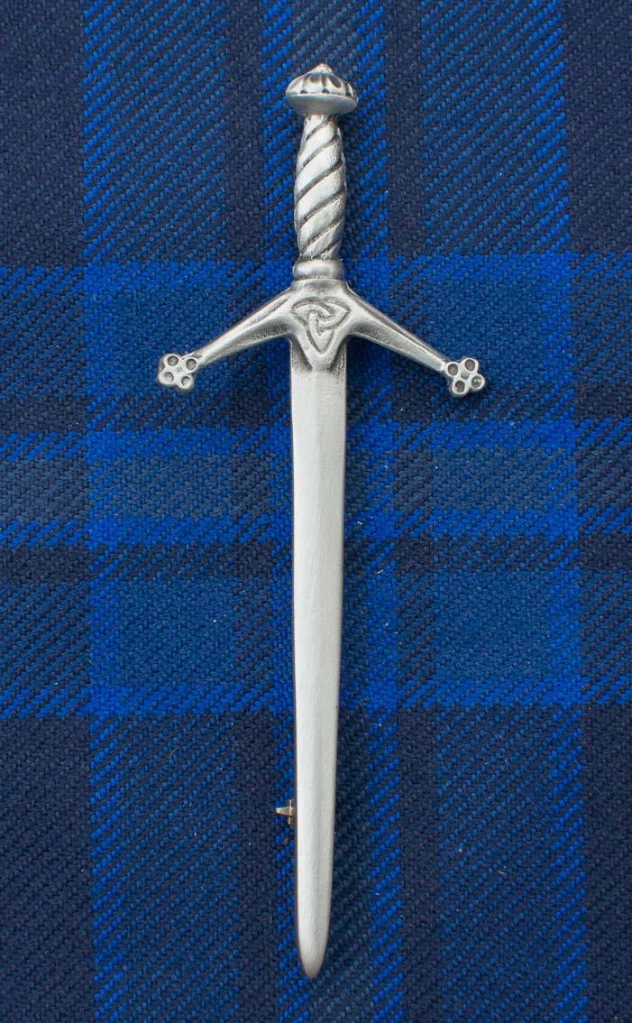 Clan Claymore Sword Kilt Pin