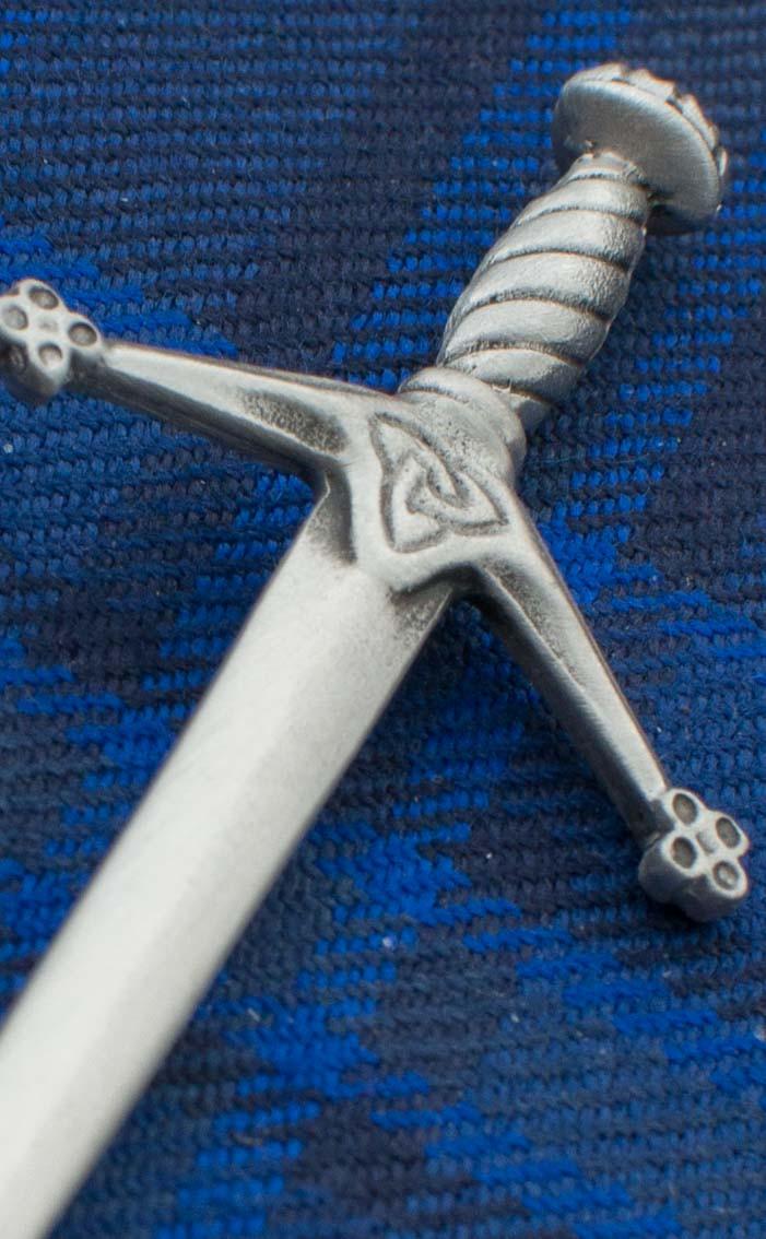 Clan Claymore Sword Kilt Pin