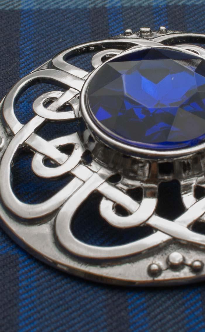 Clan Culloden Plaid Brooch