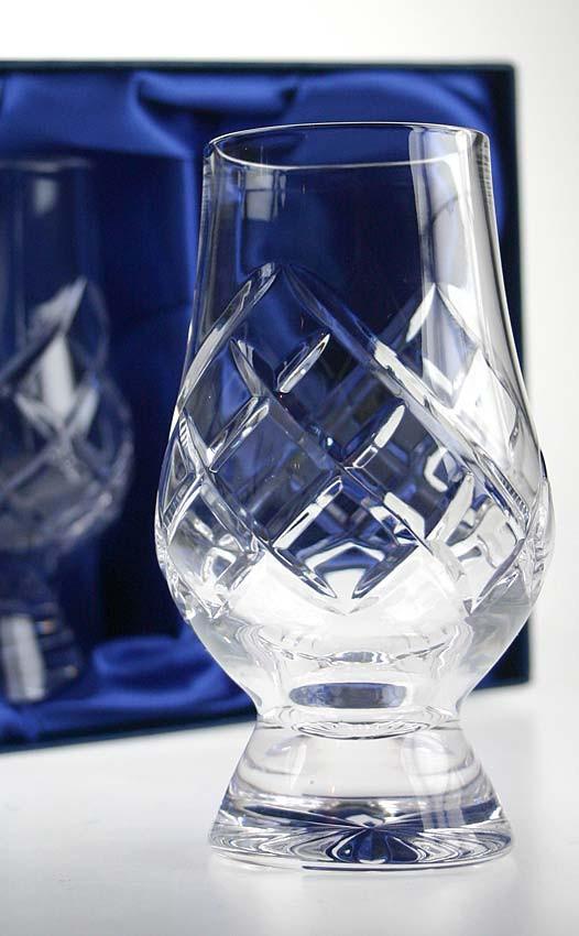 clan Cut Crystal Whisky Glass Set