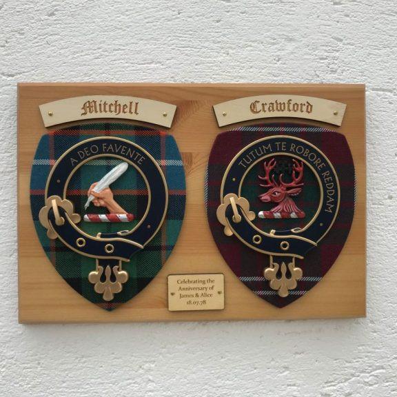Clan Double Clan Crest Wall Plaque
