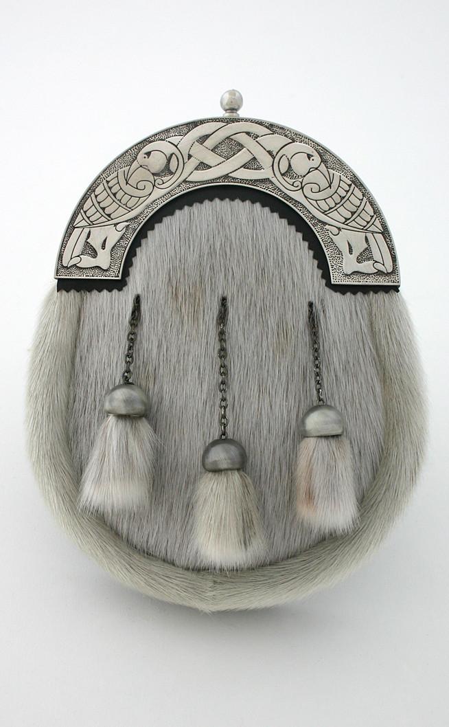 clan Dress Sporran with Celtic Bird Cantle