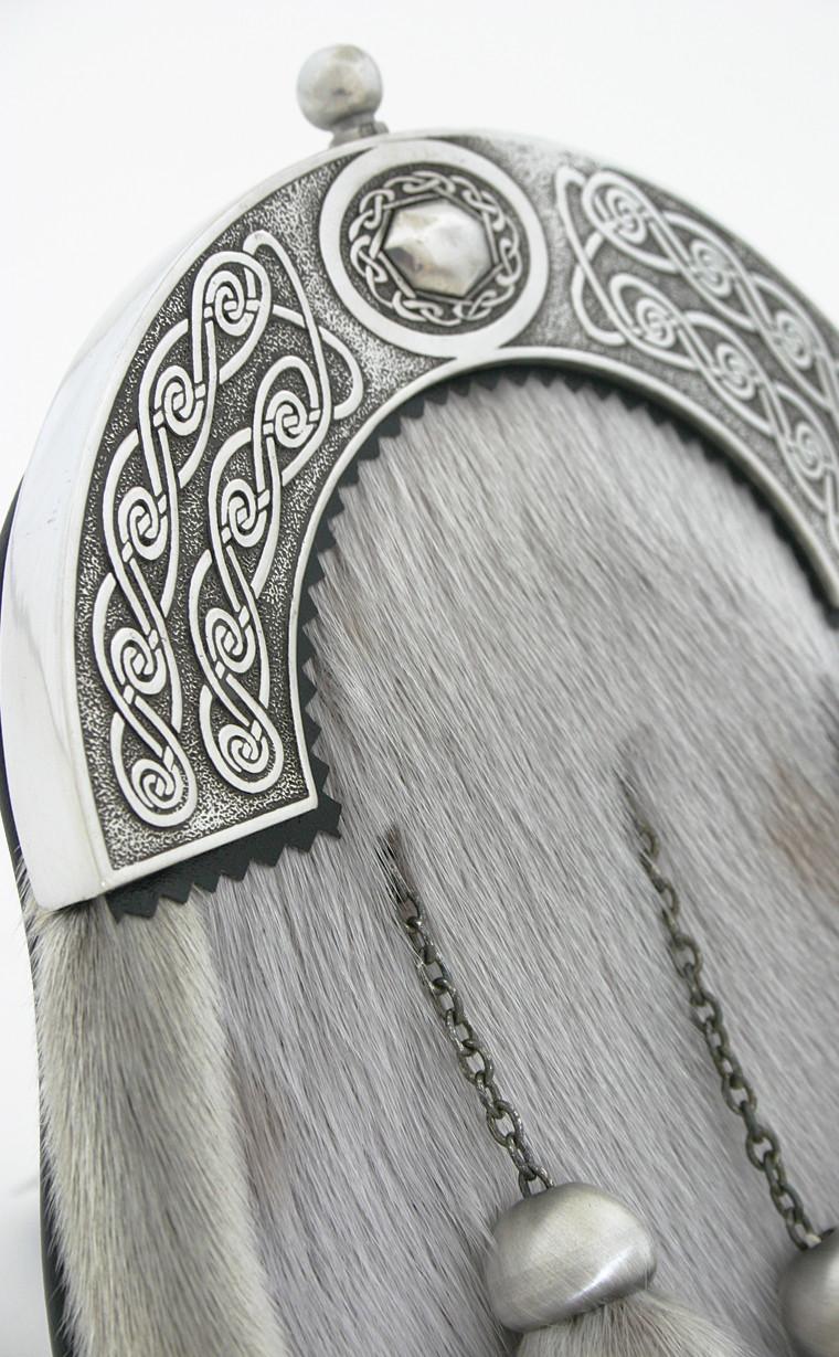 Clan Dress Sporran With Celtic Oval Cantle