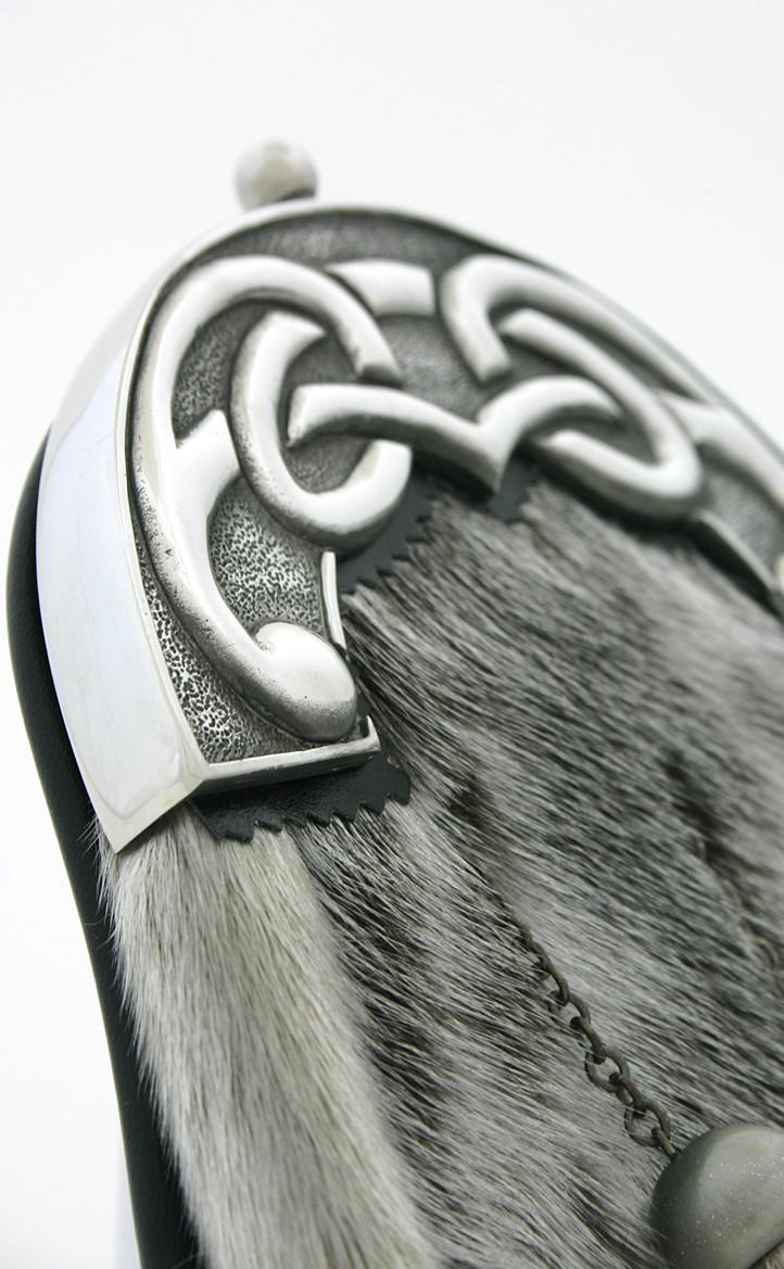 Clan Dress Sporran With Knotwork Cantle