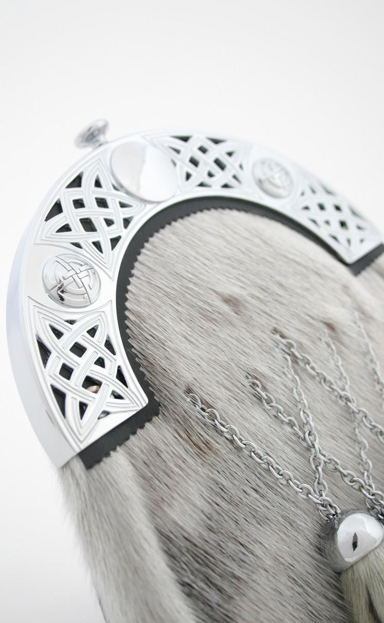 Clan Dress Sporran With Lattice Tassels