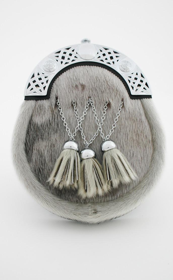 clan Dress Sporran with Lattice Tassels