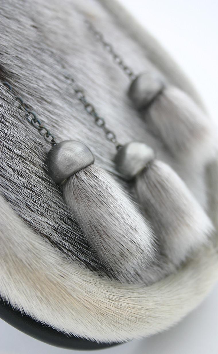 Clan Dress Sporran With Stag And Hounds Cantle