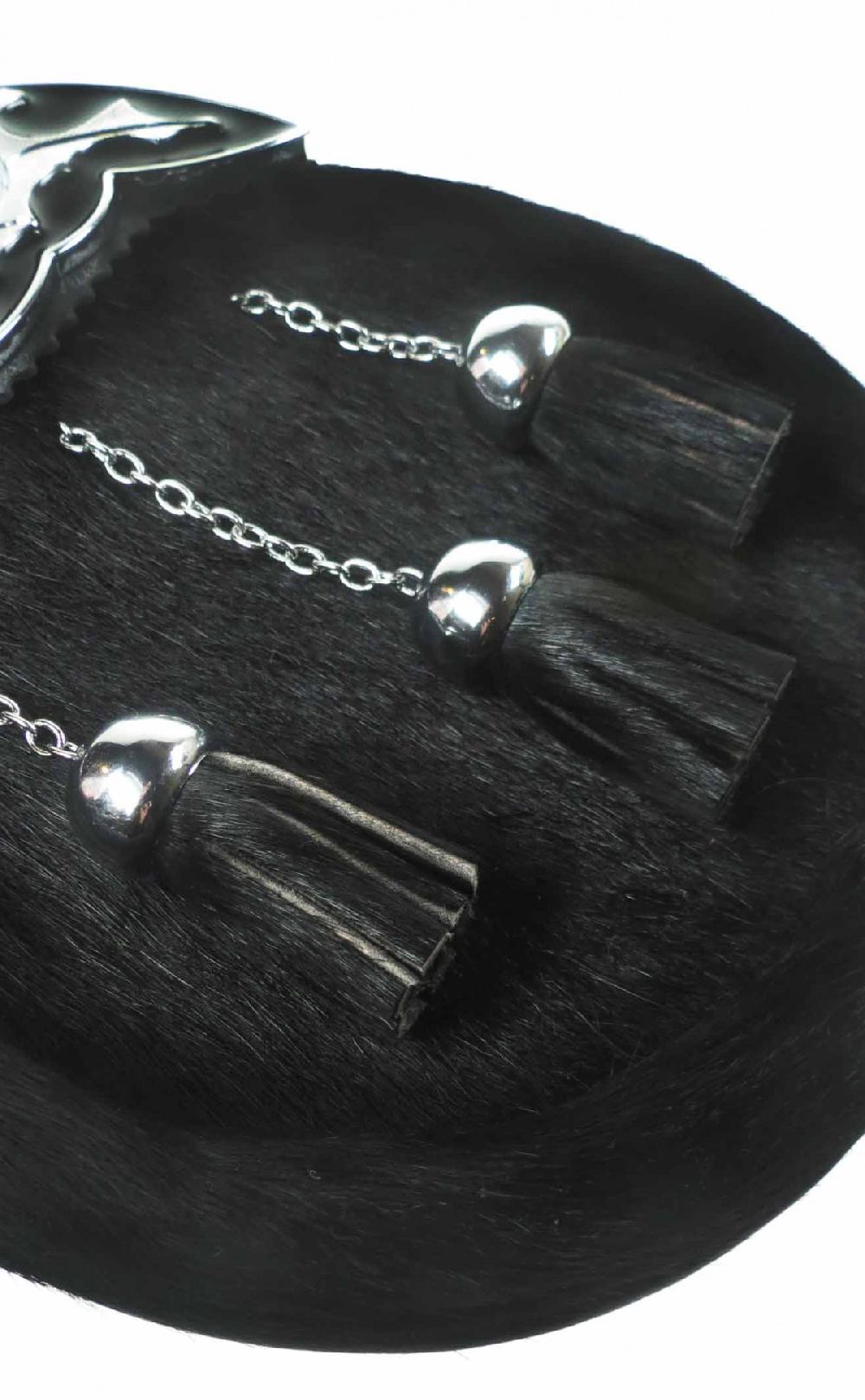 Clan Dress Sporran With Thistle Design Cantle