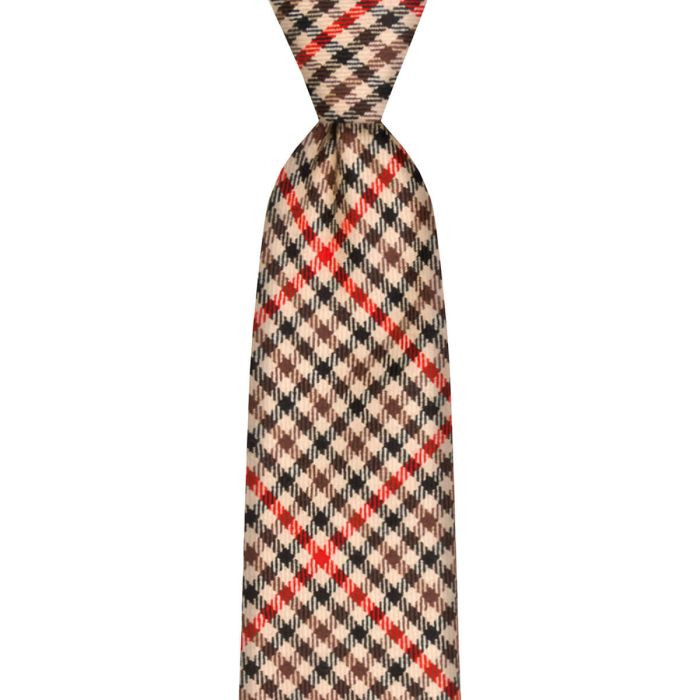 Clan Estate Check Wool Tie