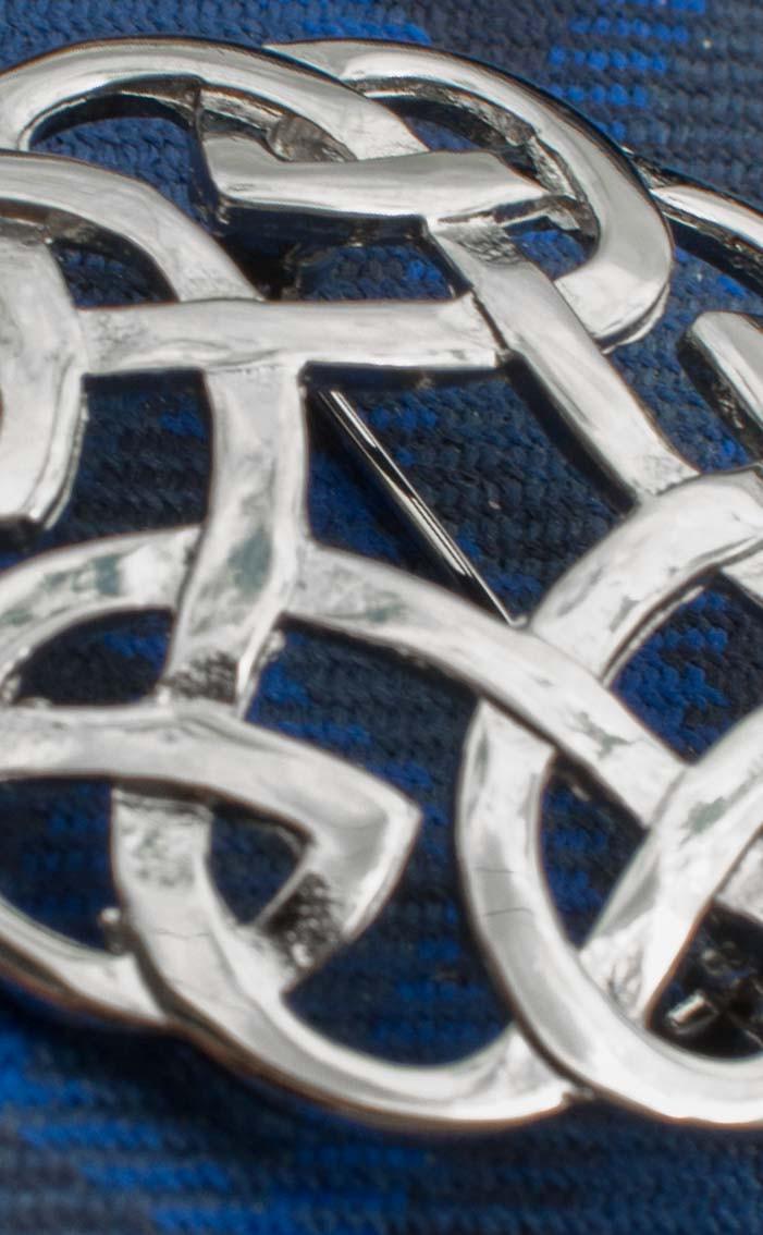 Clan Eternal Interlace Celtic Brooch