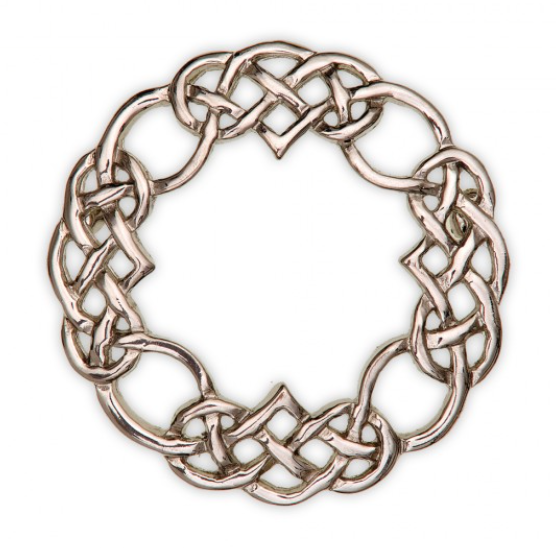 clan Eternal Link Celtic Brooch