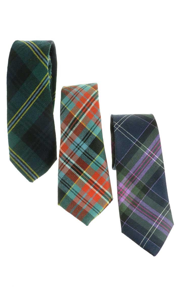 clan Extra Long Tartan Tie