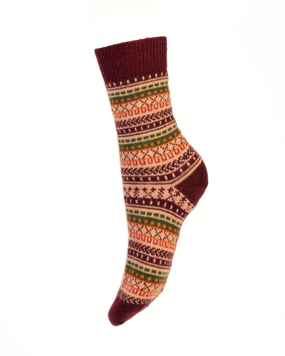Clan Fairisle Luxury Wool Socks
