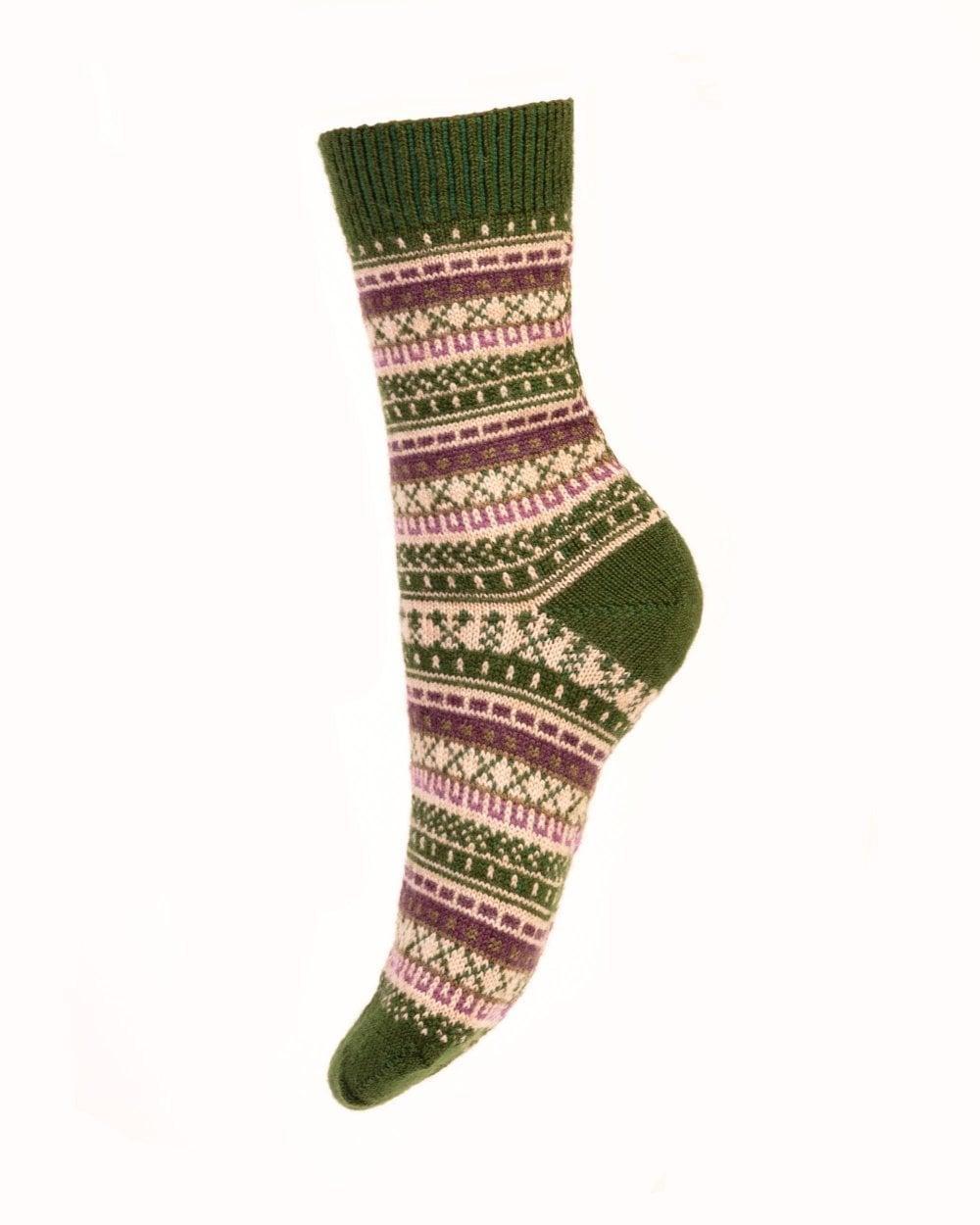 Clan Fairisle Luxury Wool Socks