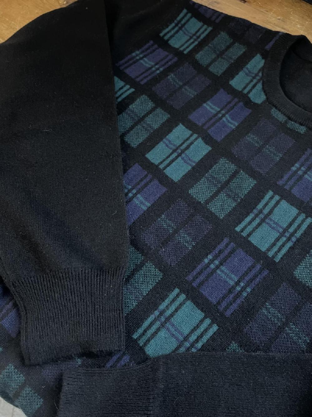 Clan Gents Tartan Cashmere Jumper