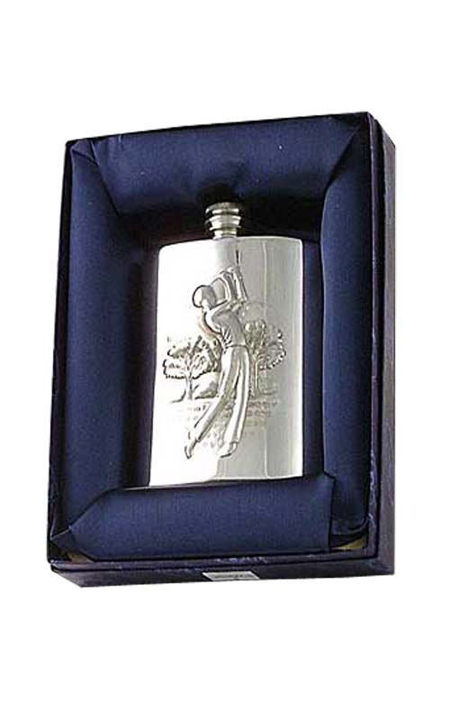 clan Golf Scene Hip Flask