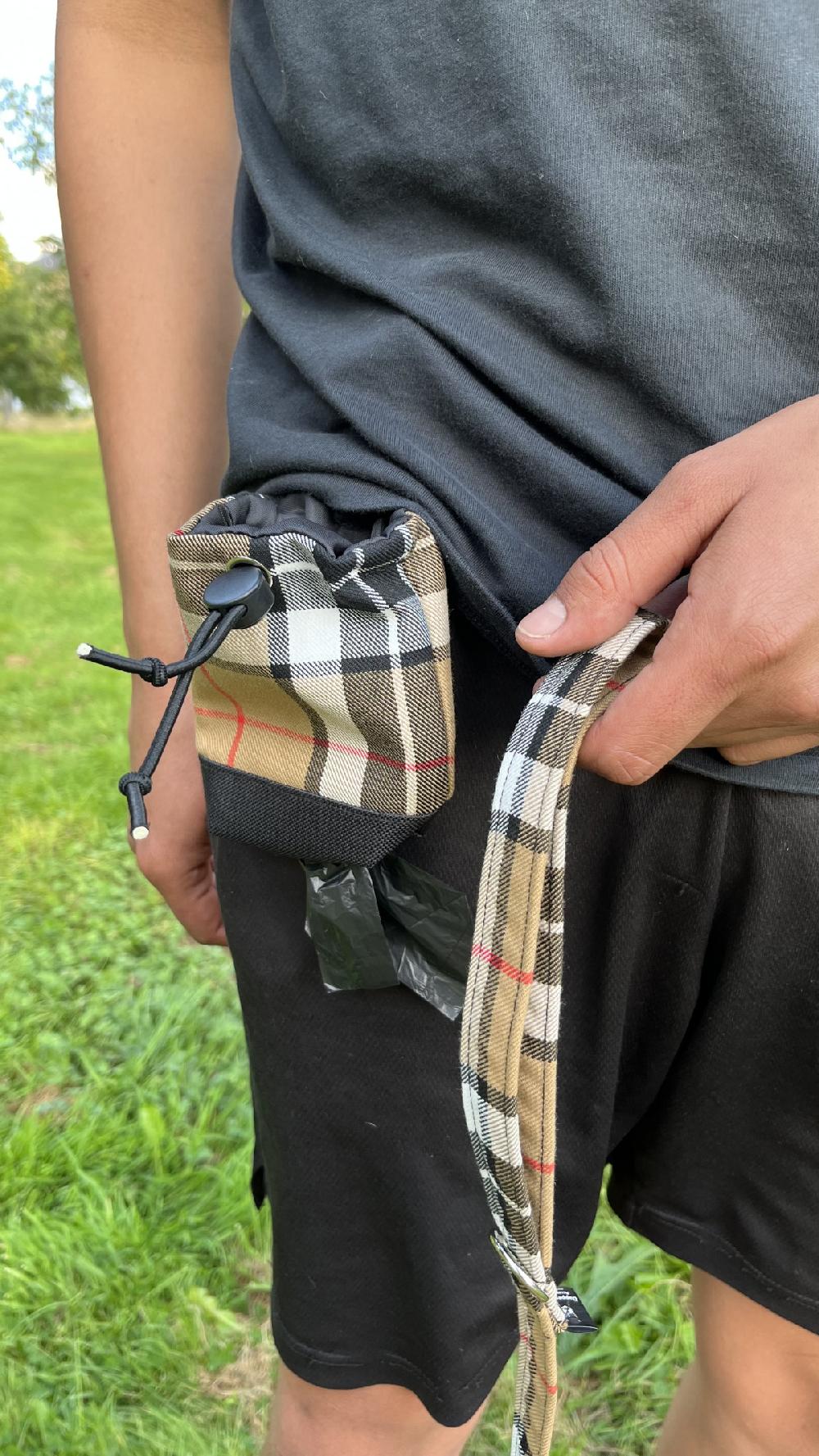 Clan Handmade Tartan 2 In 1 Dog Treat Bag