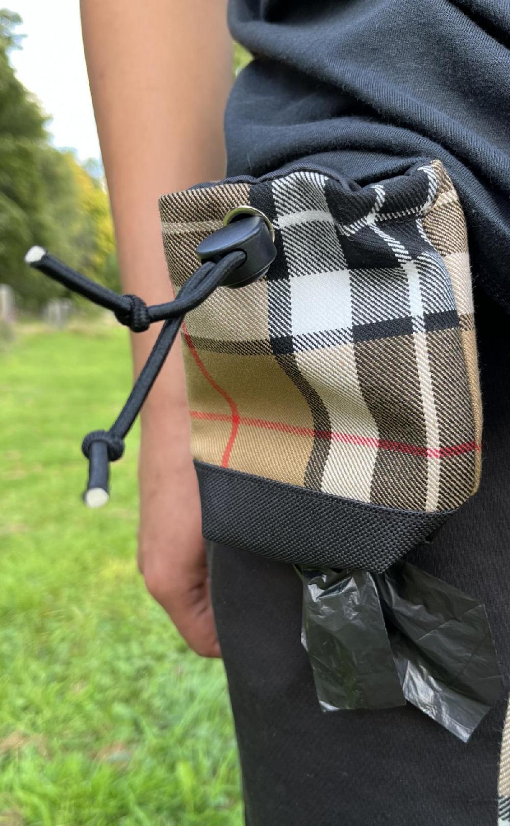 clan Handmade Tartan 2 in 1 Dog Treat Bag